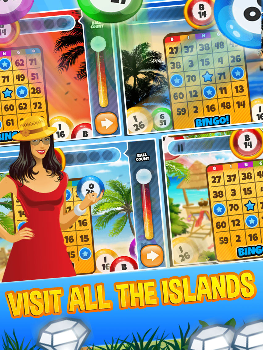 Bingo Bonanza Island - Win The Casino Numbers Game And A Lucky Beach poster