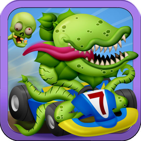 Zombie Kart Hill Racing : A Road Trip of Turbo Carnivore Plants Go Karting Car Racer Game – FREE Fun Kids Version