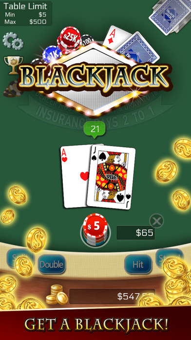 Blackjack 21 +! poster