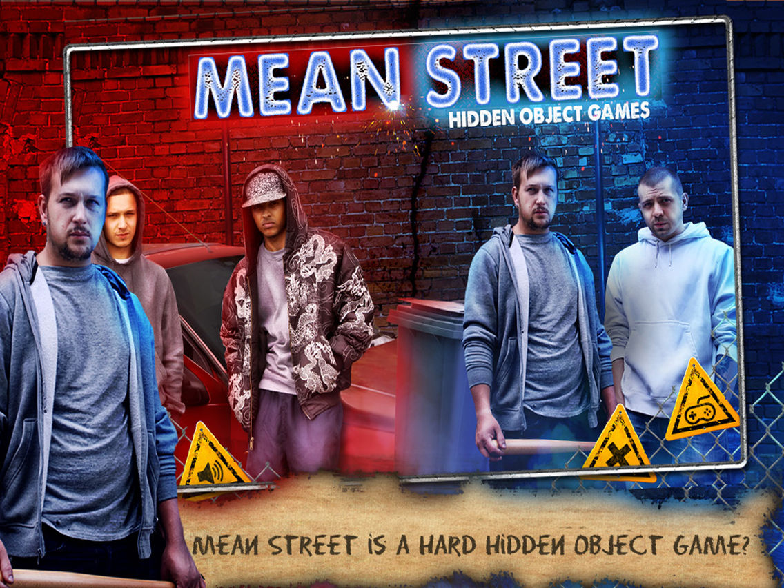 Hidden Object Games Mean Street poster
