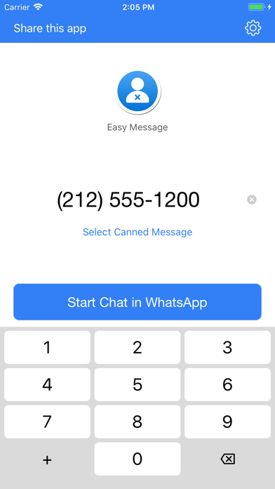 Easy Message for WhatsApp poster