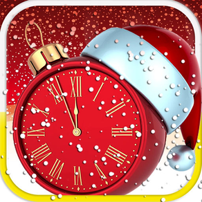 2016 Christmas Clock Countdown Timer-Snow Globe Xmas day counter