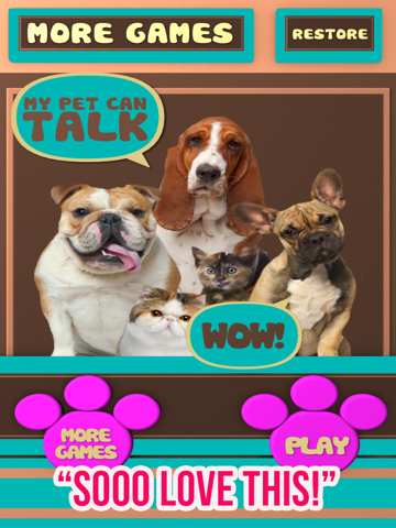 +My Pet Can Talk Videos - Free Virtual Talking Animal Game poster