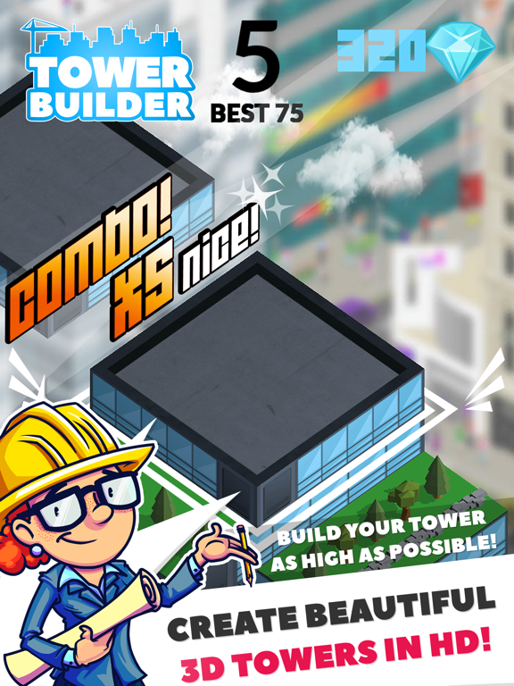 Tower Builder! 3D Blocks Stack Arcade Game poster