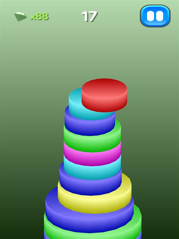 Round Tower - Color Stack poster