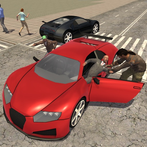 Gángster Crimen Simulador 3D: Escapar Ciudad Polic