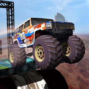 Monster Truck Stunts. Troca Xtreme Legends Rally In Trials OffRoad Simulator.