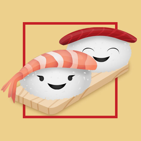 Roll Sushi Stickers