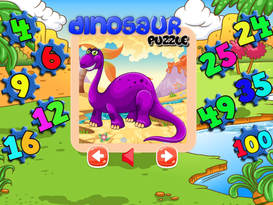 Dino Math Games Jigsaw Puzzles : Dinosaur for Kids poster
