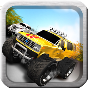 A Super Monster Truck Racing 3D- Free Real Multiplayer Offroad Race Game
