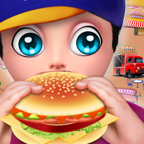 Fast Food Truck Park Chef Game