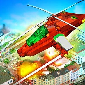 Pixel War-free tank & helicopter shooting games