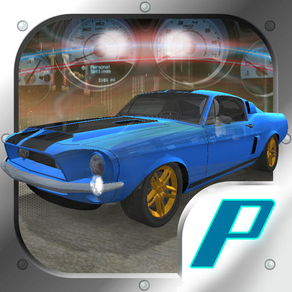 3D Muscle Car V8 Parking: Classic Car City Racing Free Game