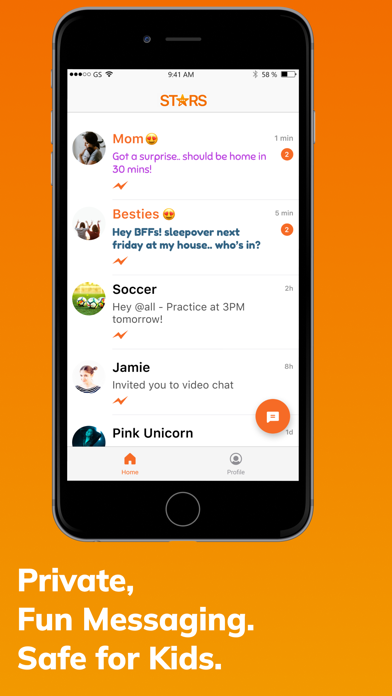Stars Messenger Kids Safe Chat for iOS (iPhone/iPad) - Free Download at ...