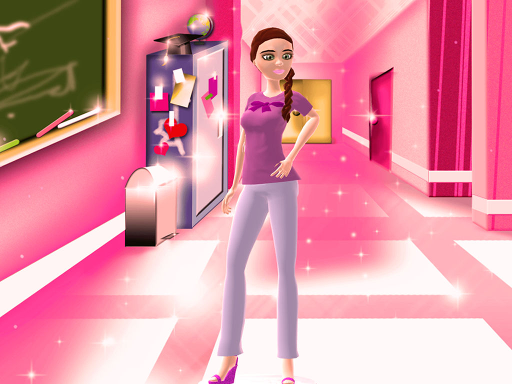Dress Up Game for Teen Girls: Back to School! Fantasy High Fashion