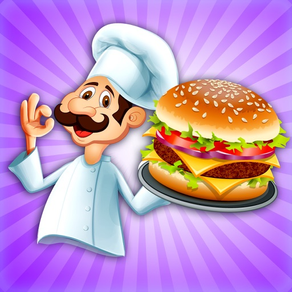 fabricante de hambúrguer jogo de cozinha comida 3d