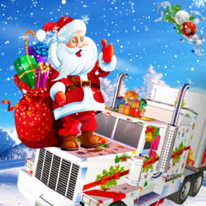 Christmas Gifts Delivery Truck