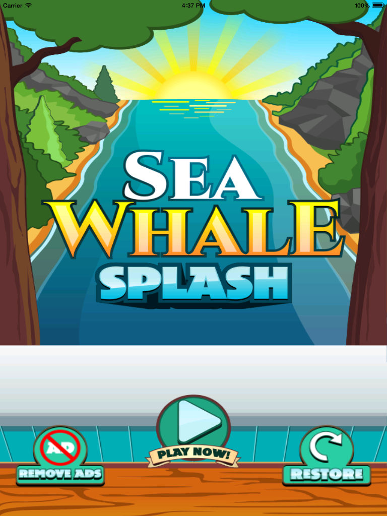 Sea Whale Splash poster