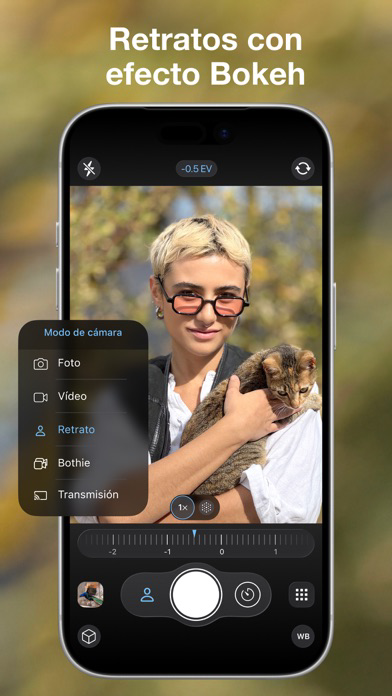 ProCamera. Cámara profesional الملصق