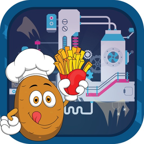 감자 칩 공장 시뮬레이터 - 공장 부엌에서 맛있는 감자 튀김을 확인