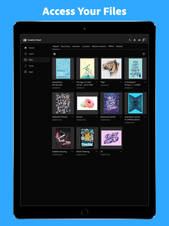 Adobe Creative Cloud for iOS (iPhone/iPad/iPod touch) - Free Download ...