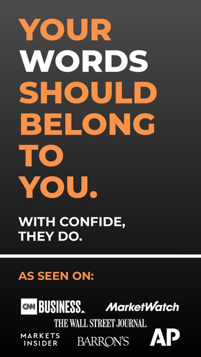 Confide - Private messenger poster