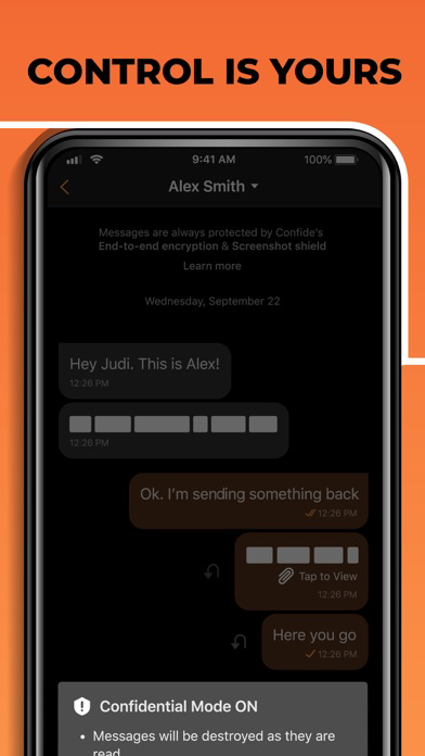 Confide - Private messenger poster