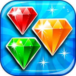 Jewel's Drop Match-3 - diamond game and kids digger's mania hd free