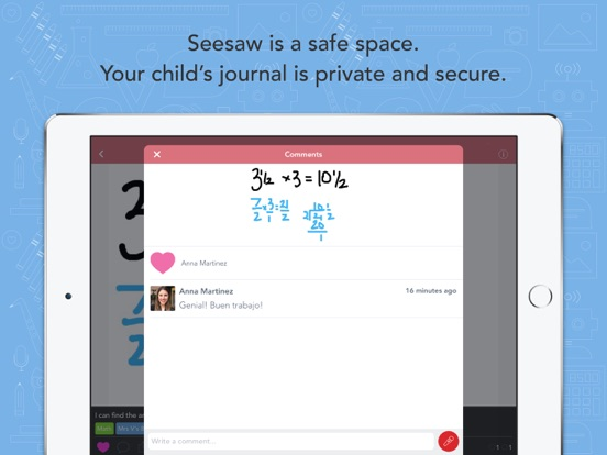 Seesaw Parent and Family poster