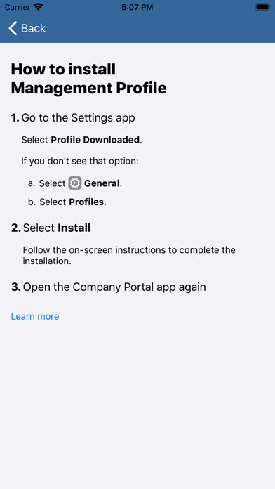 INTUNE COMPANY PORTAL visual data 7