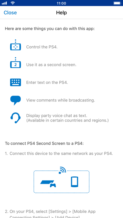 PS4 Second Screen poster