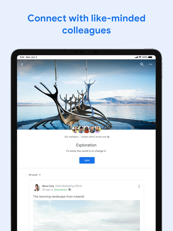 Google+ para G Suite الملصق