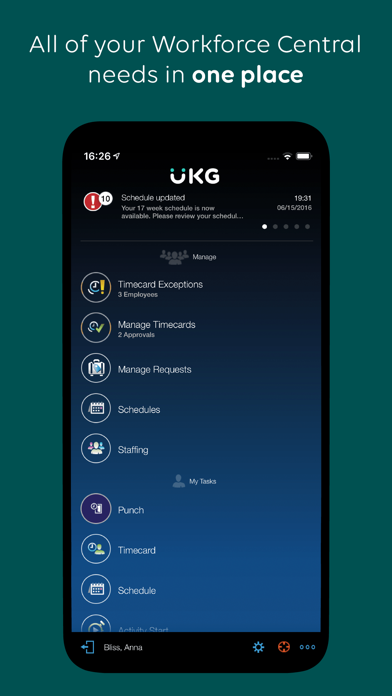 UKG Workforce Central poster