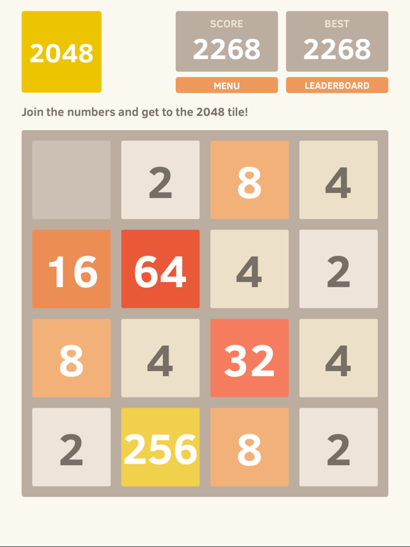 Download 2048 4x4 6x6 8x8 10x10 app for iPhone and iPad