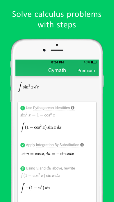 Cymath - Math Problem Solver poster