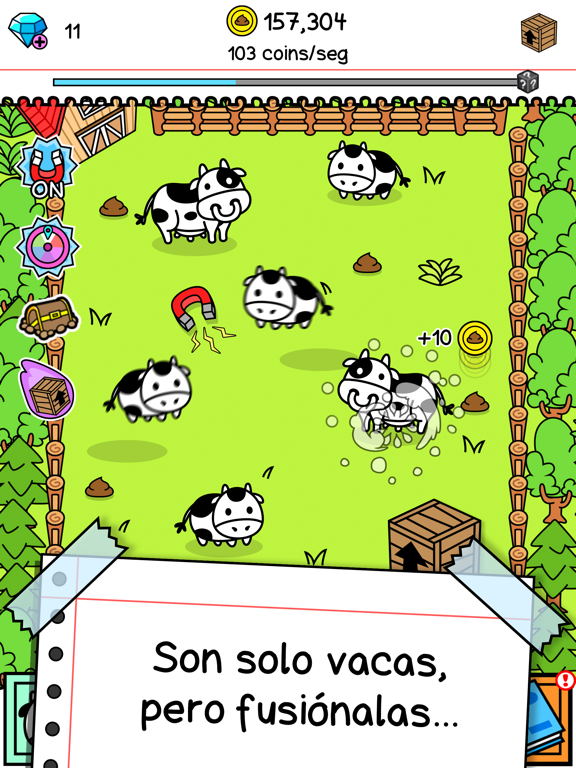 Cow Evolution: Fusión Animal الملصق