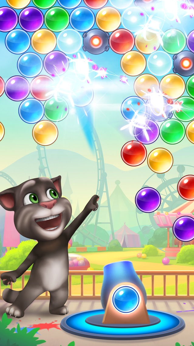 Том бабл шутер. Talking Tom игры. Пузырьки Тома бабл шутер. Outfit7 talking Tom Bubble. Talking tom games