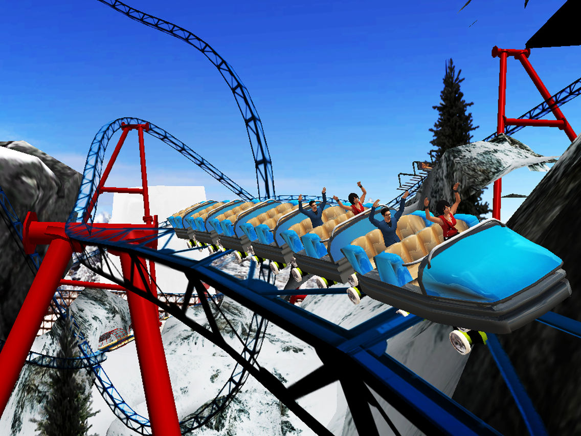 VR Roller Coaster Simulator 3d poster