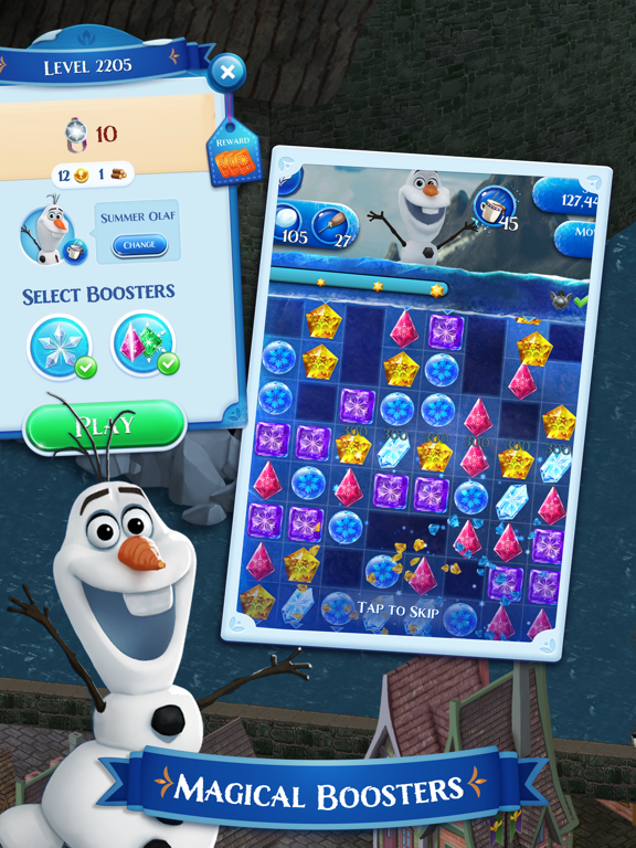 Disney Frozen Free Fall Game for iOS (iPhone/iPad) - Free Download at ...