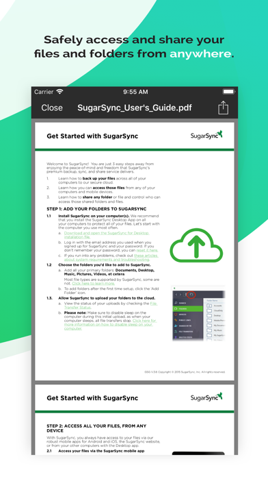 SugarSync poster