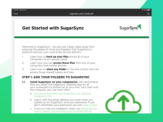 SugarSync poster