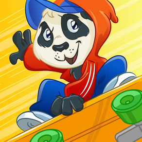 Skate Panda Jeu Gratuit - by "Les Meilleurs Jeux Gratuit pour Enfants - Jeux Addictifs Apps Gratuit"