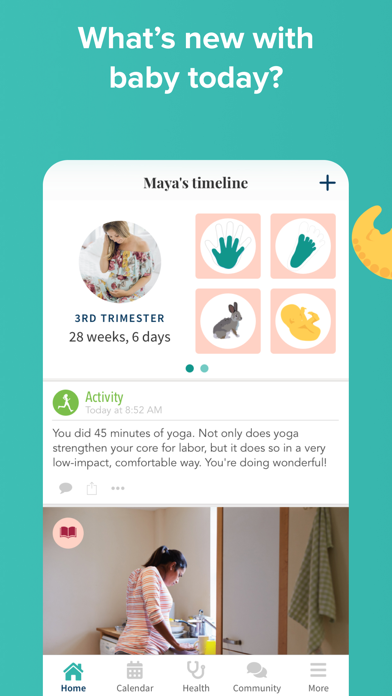 Ovia Pregnancy & Baby Tracker poster