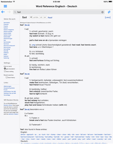 Wörterbuch Englisch WordRef. Plakat