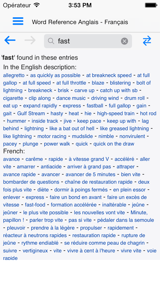 Dictionnaire Anglais WordRef. Affiche