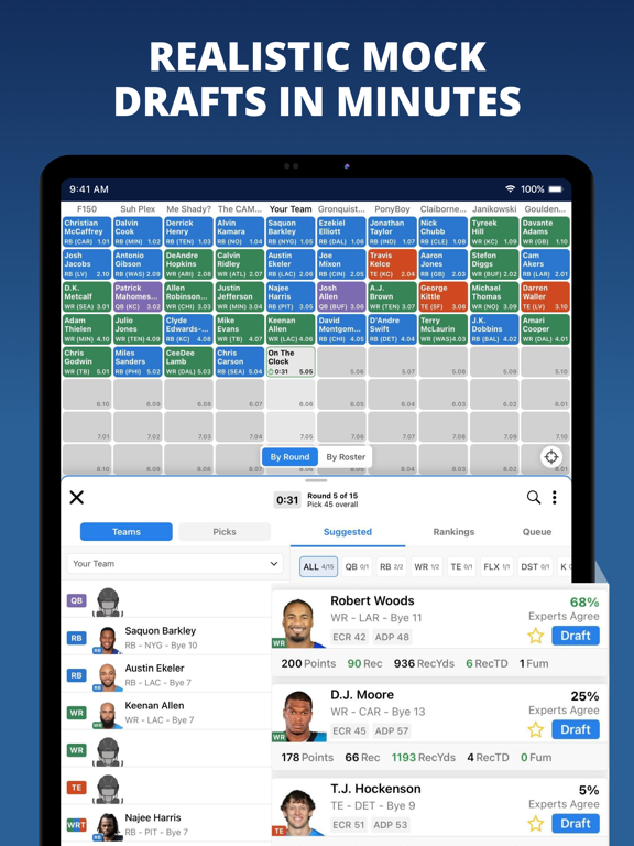 Fantasy Football Draft Wizard for iOS (iPhone/iPad/iPod touch) - Free  Download at AppPure