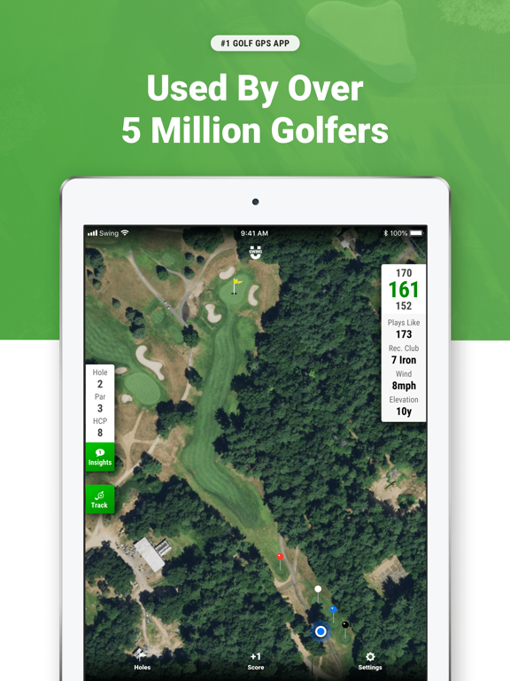 Golf GPS SwingU poster