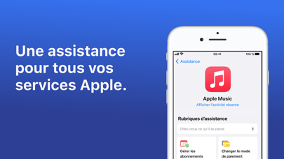 Assistance Apple Affiche
