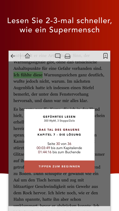 QuickReader - Schnelllesen Plakat