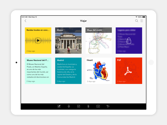 Notebook - Notas y Tareas الملصق